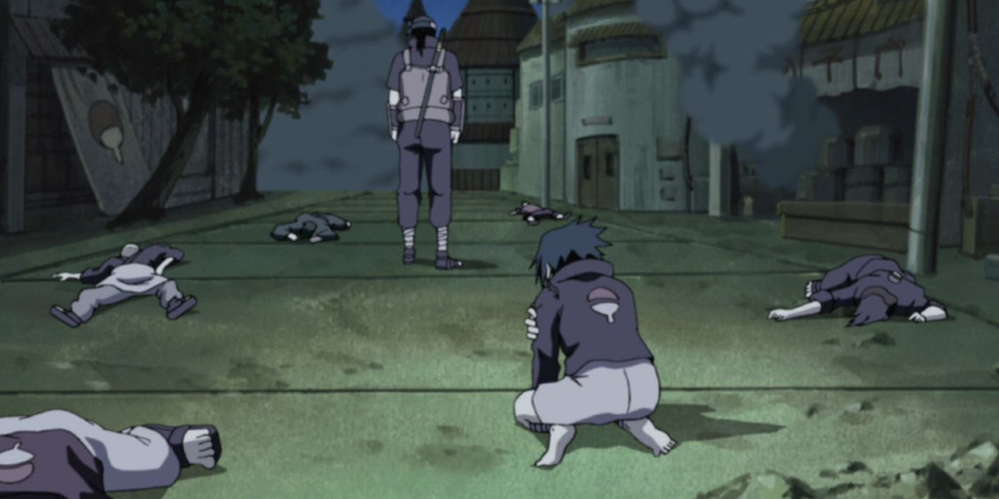Sasuke Finds Village Dead