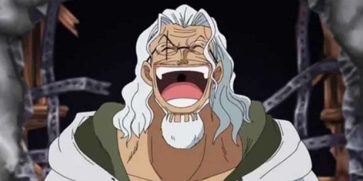 Silvers Rayleigh with a wide, open mouth grin
