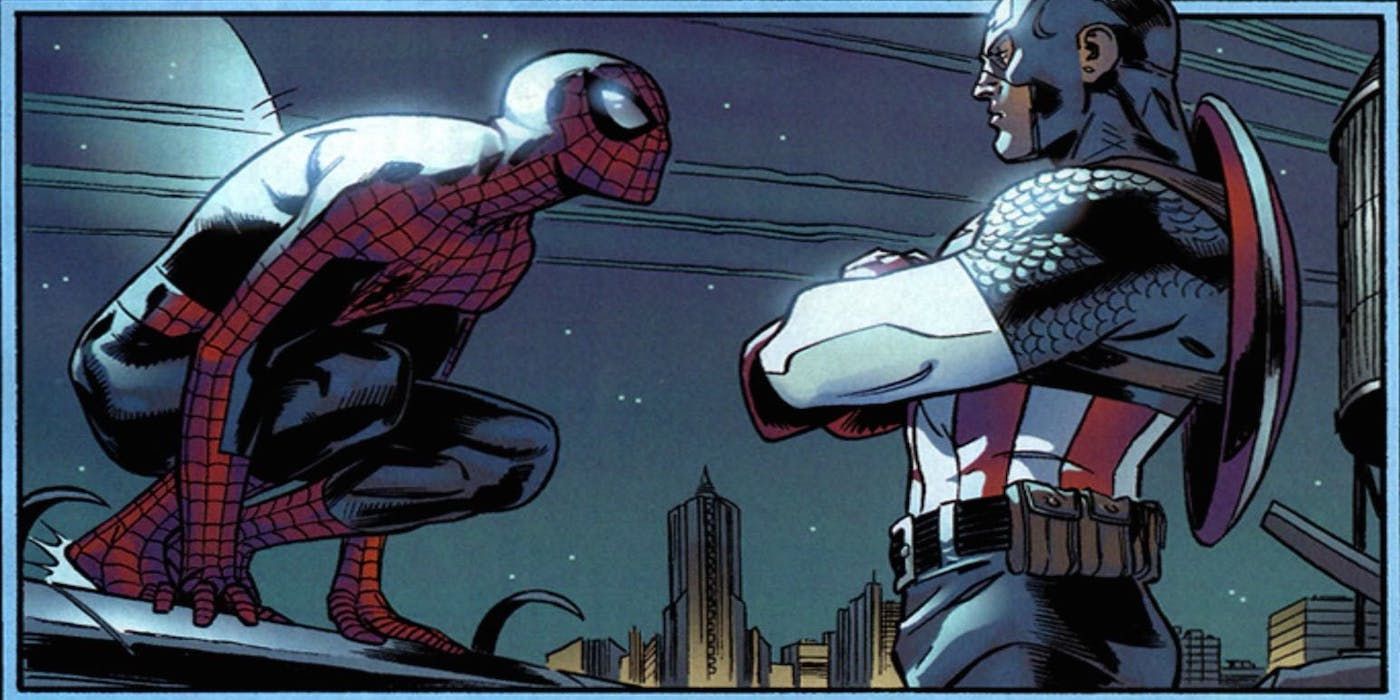 Captain America and Spider-Man