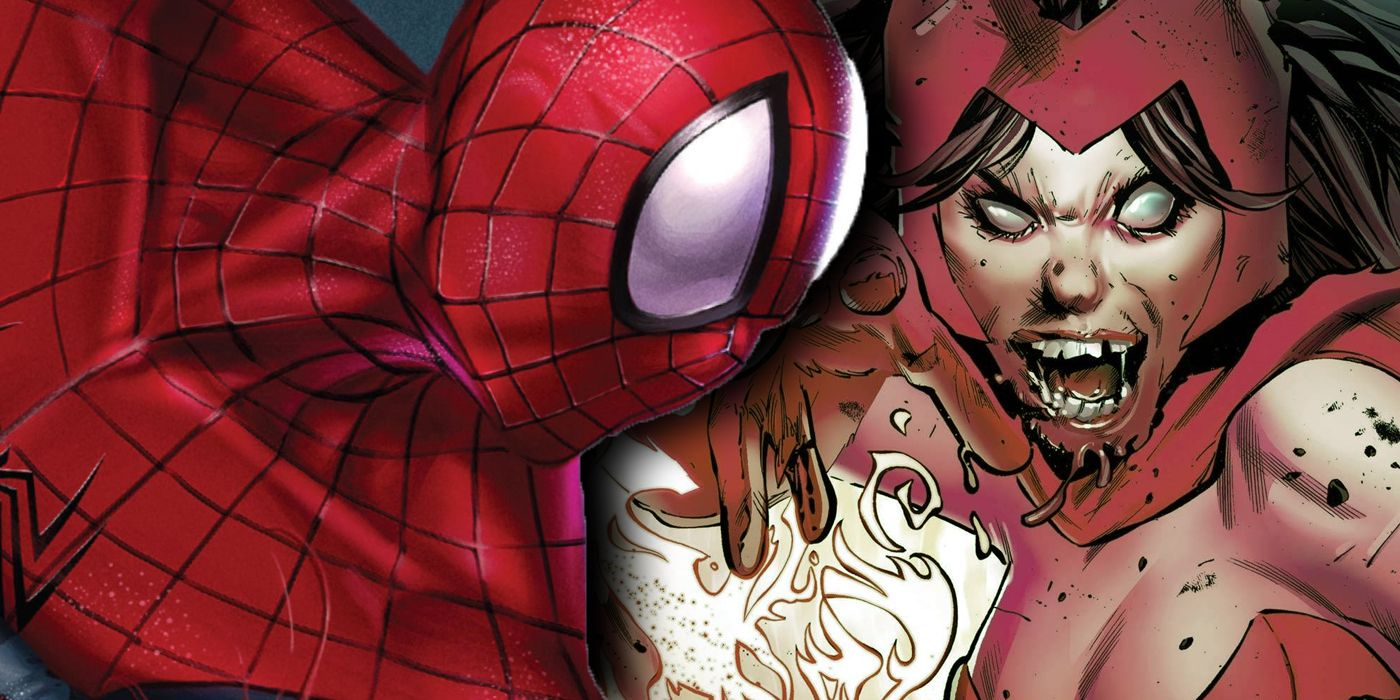 Spider-Man Scarlet Witch Marvel Zombies