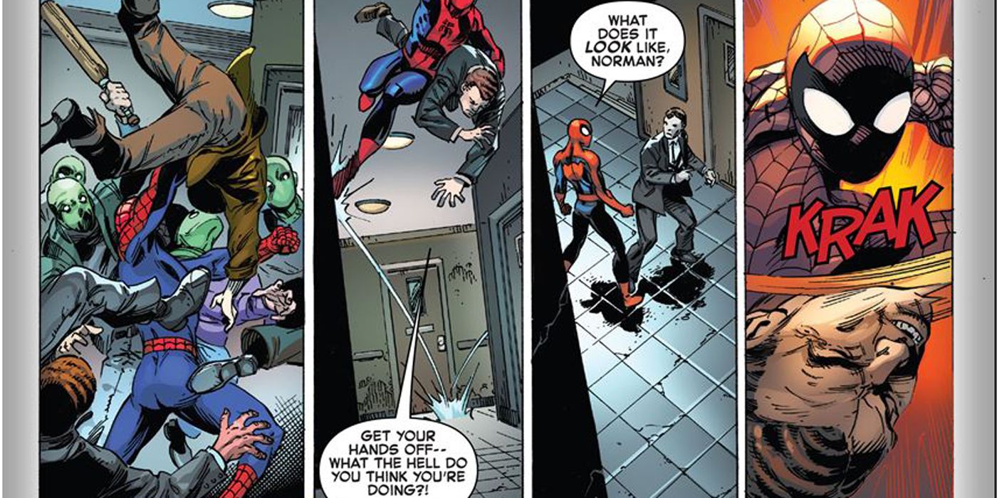 Spider-Man and Norman Osborn