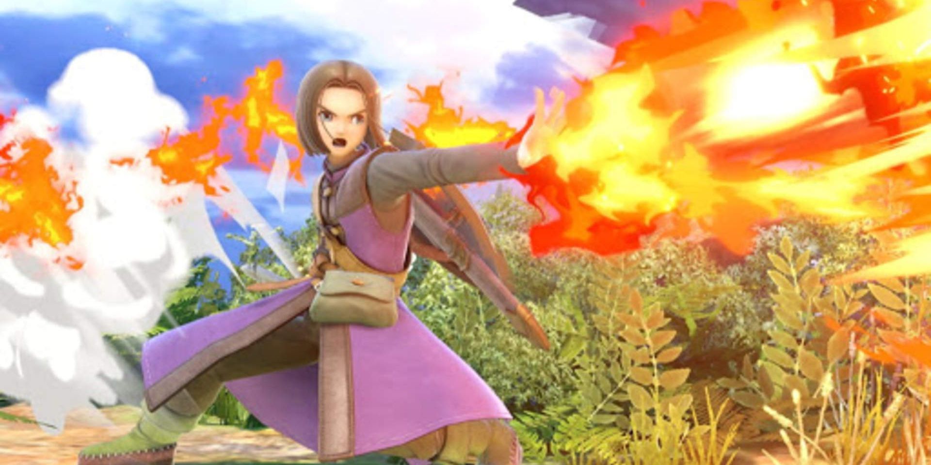 Super Smash Bros Ultimate Dragon Quest Hero Fire Magic Attack