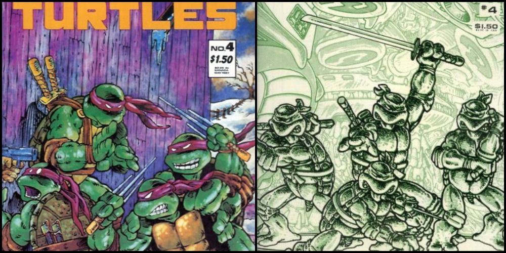 Teenage Mutant Ninja Turtles #4 comic print error variant