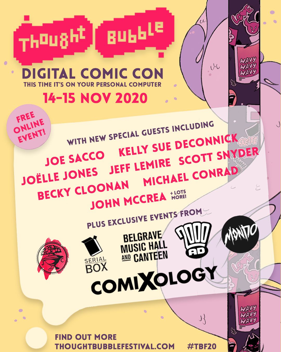 Thought Bubble Adds Sacco, Snyder, DeConnick & More for Virtual Convention