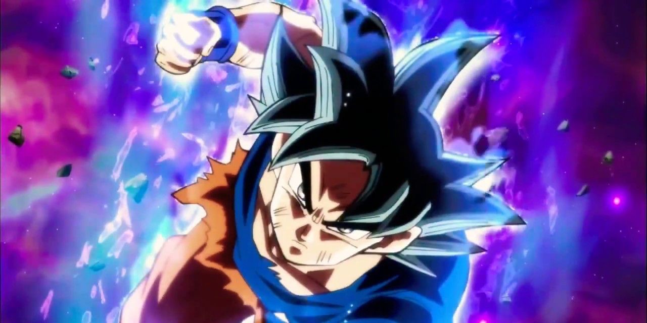 Ultra Instinct Goku Readies Kamehameha in Dragon Ball Super