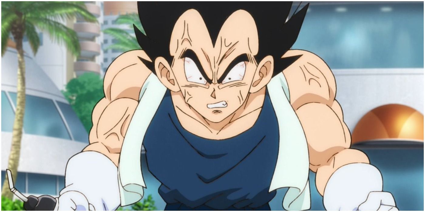 Vegeta Angry in Dragon Ball Super Broly