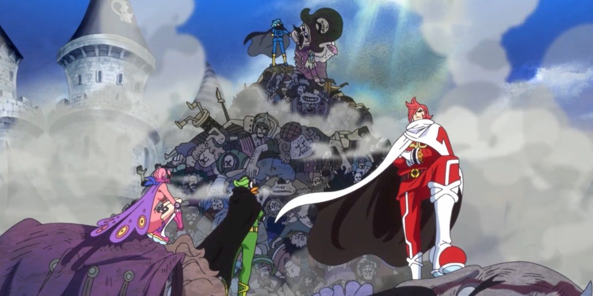 The Vinsmoke Siblings after battle in One Piece