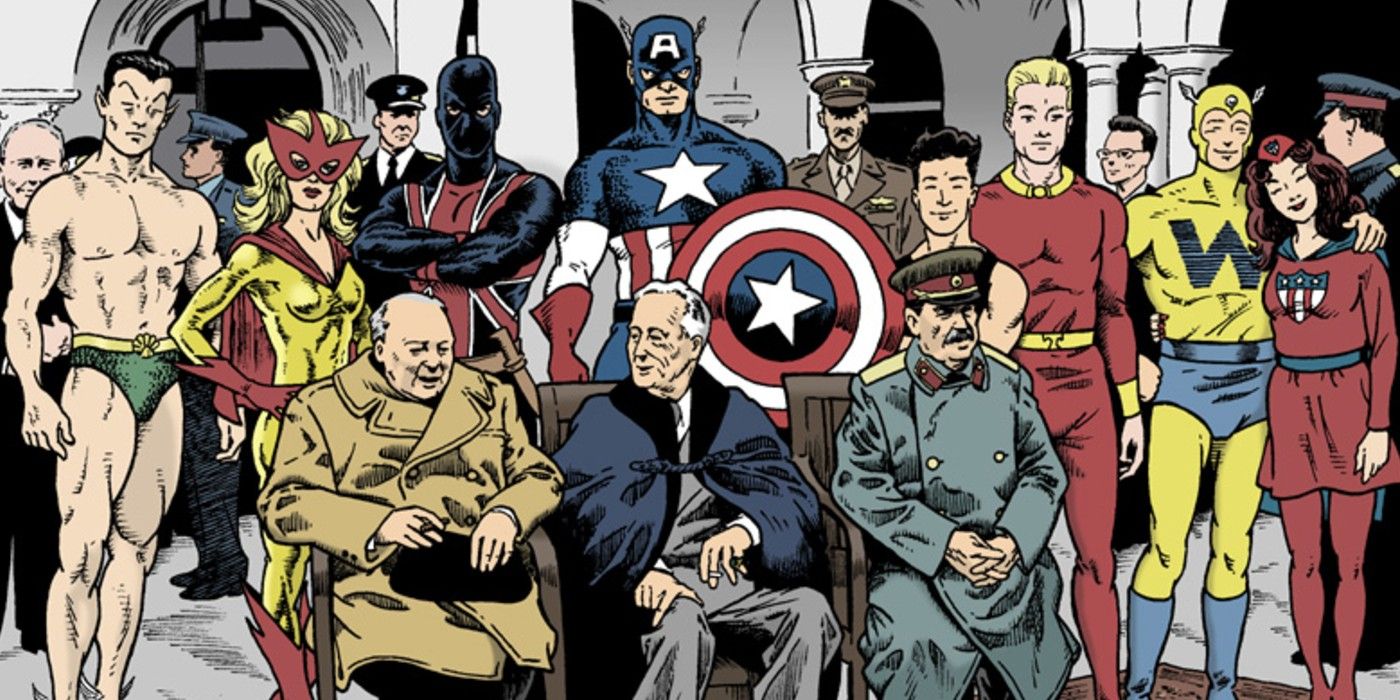 Marvel World War II Allies Meeting