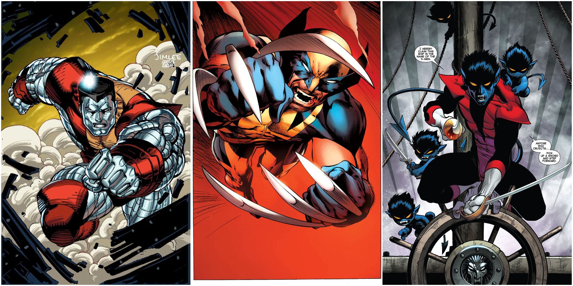 Colossus, Wolverine, and Nightcrawler