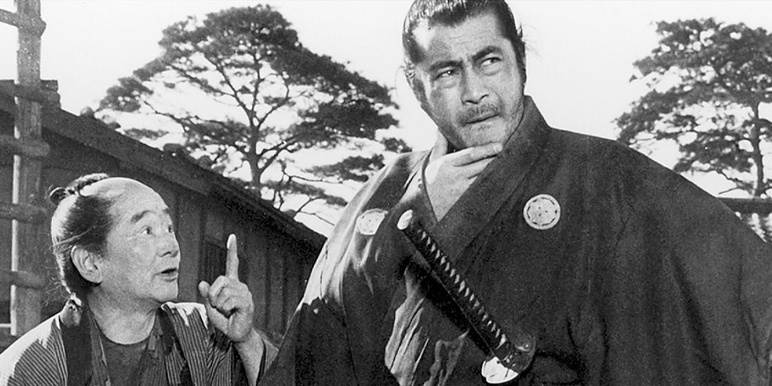 Toshiro Mifune reflexiona sobre el Yojimbo de Akira Kurosawa.