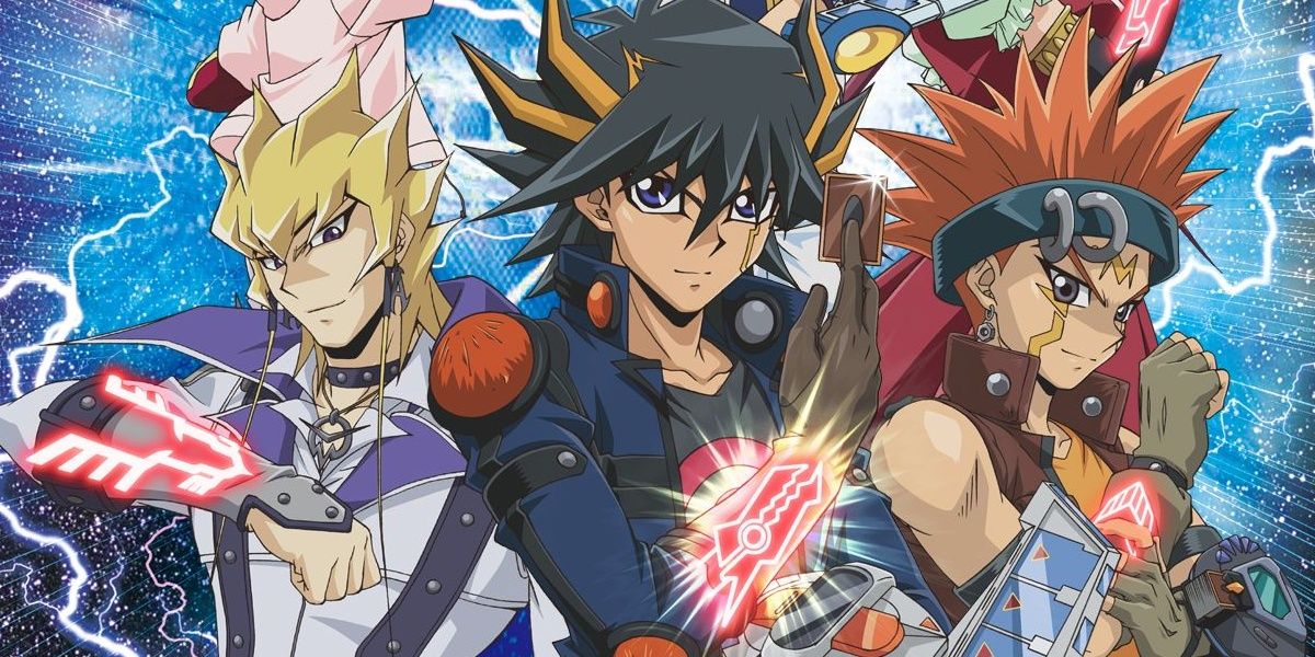 Yusei, Jack, and Crow from Yu-Gi-Oh! 5D's