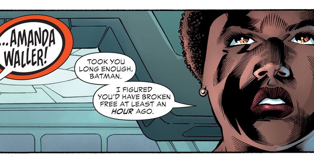 DC - Amanda Waller talking to Batman