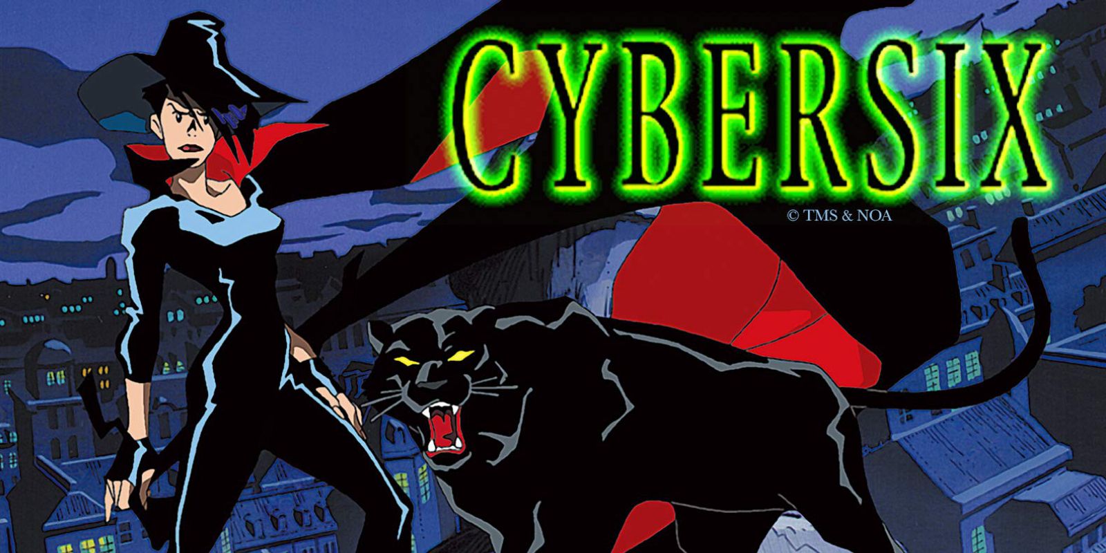 Cybersix and Data-7 from the animated series