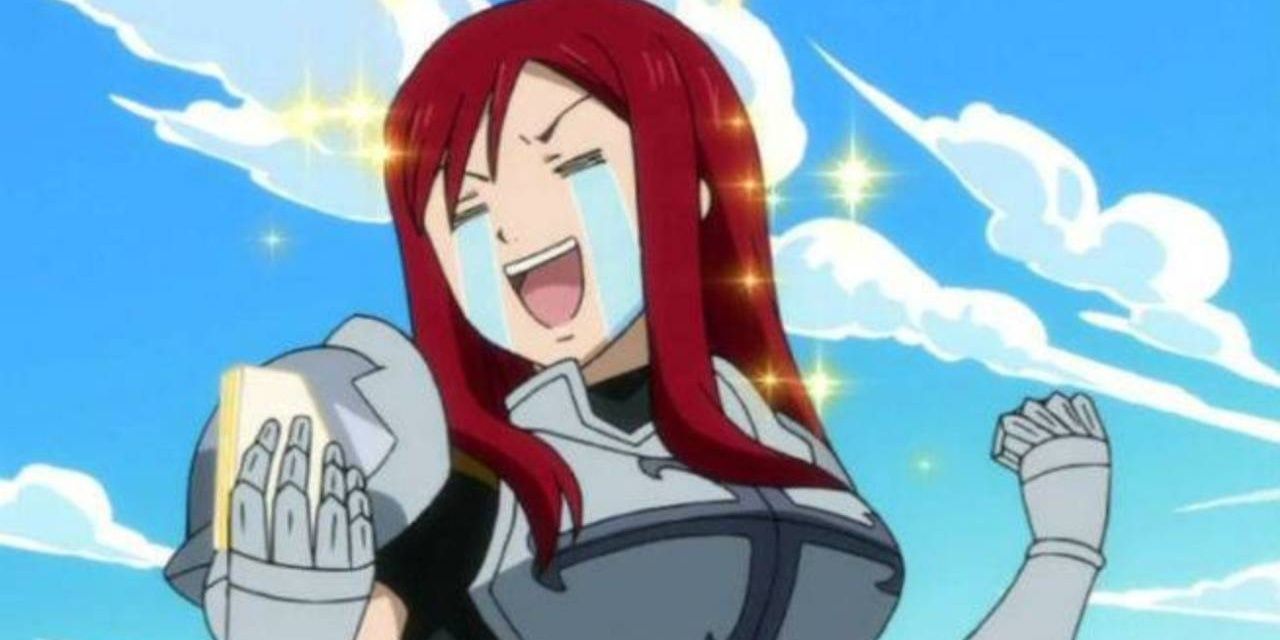 erza scarlet crying happy