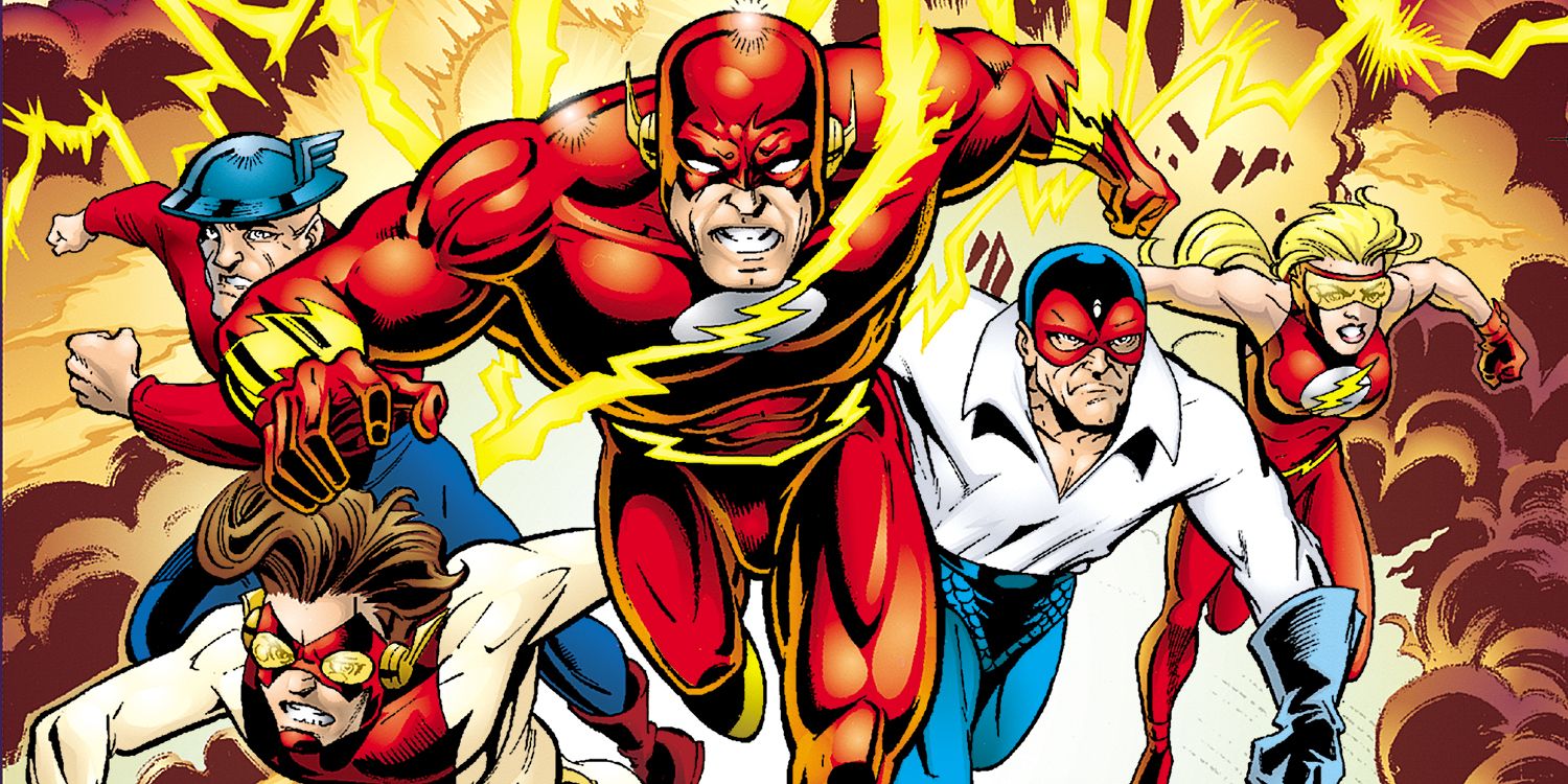 DC Comics' The Flash: Terminal Velocity, with Jay Garrick, Impulse, Wally West, Max Mercury, and Jessie Quick