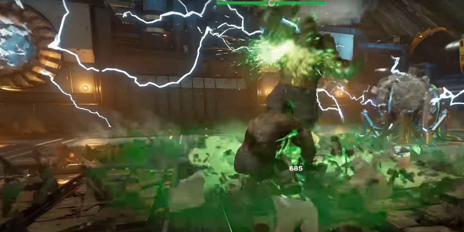 Hulk smash Abomination fight Marvel's Avengers