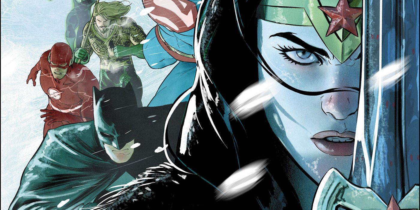 Wonder Woman uses a sword in DC Comics' Justice League: Endless Winter