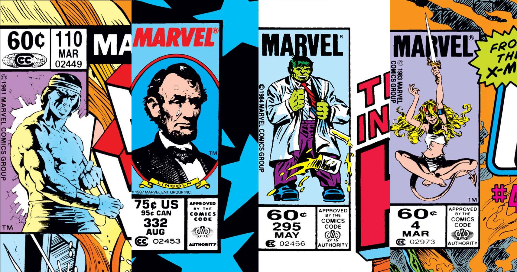 marvel comics upper left corner boxes