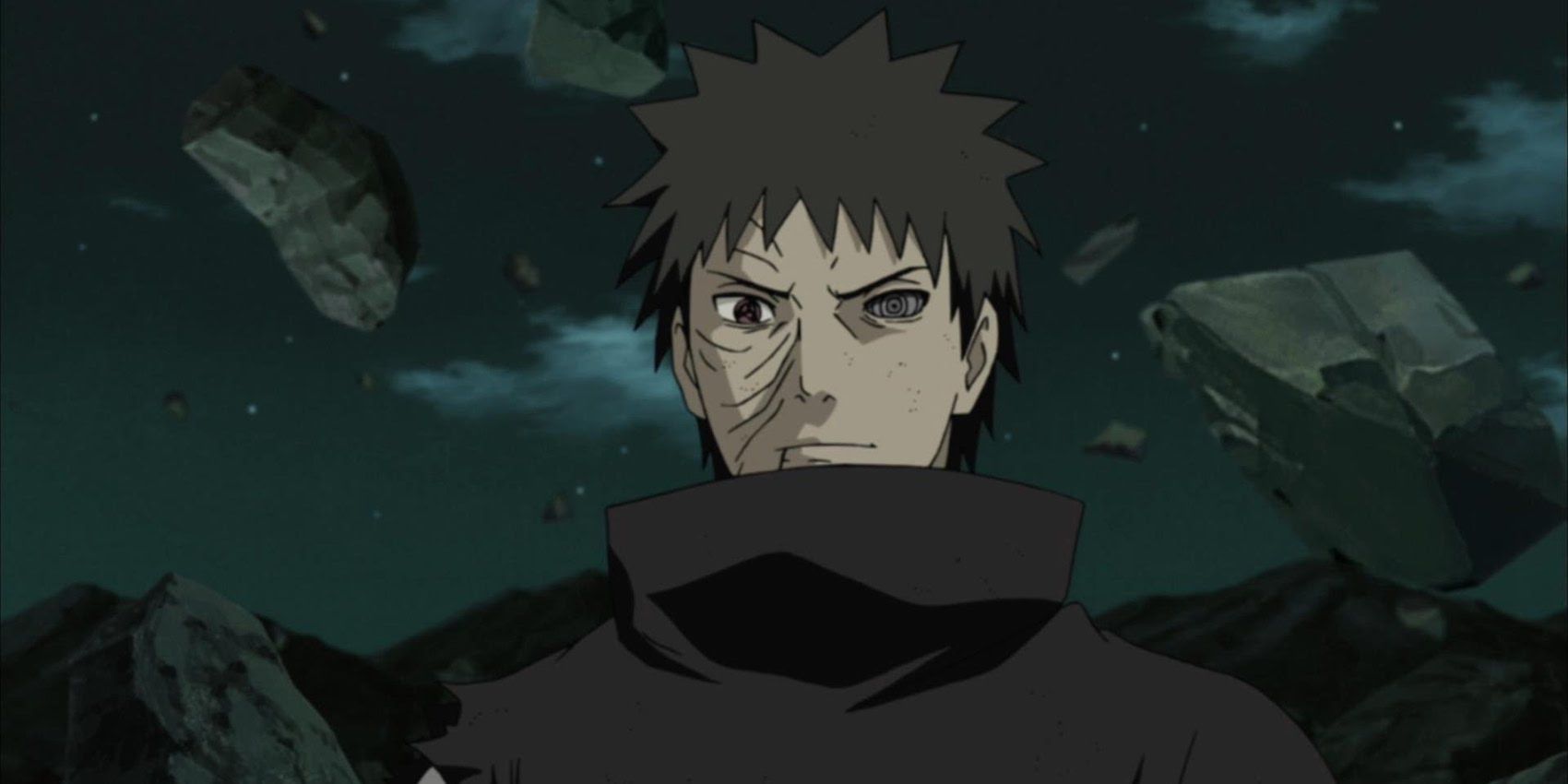 Obito Facing Naruto & Kakashi Without A Mask