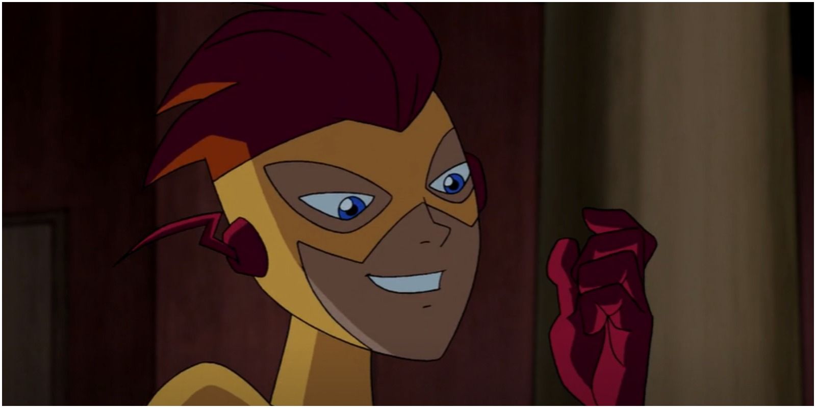 DC's Kid Flash looking smug in the Teen Titans animated series.