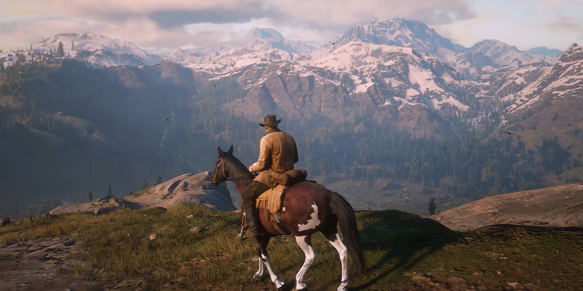A scene from Red Dead Redemption 2