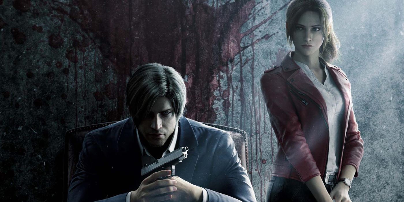 Claire Redfield and Leon S. Kennedy In Resident Evil: Infinite Darkness