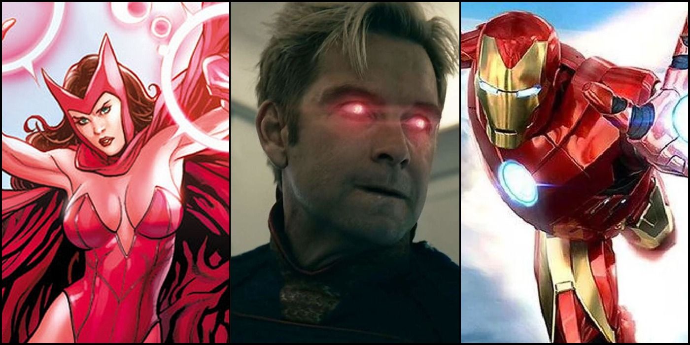 Scarlet Witch, Homelander and Iron Man