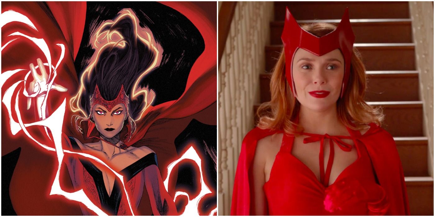 10 Best Scarlet Witch Costumes From Marvel Comics