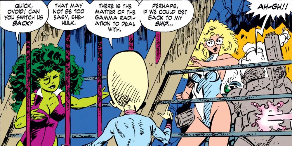 She-Hulk has swapped bodies with Weezi
