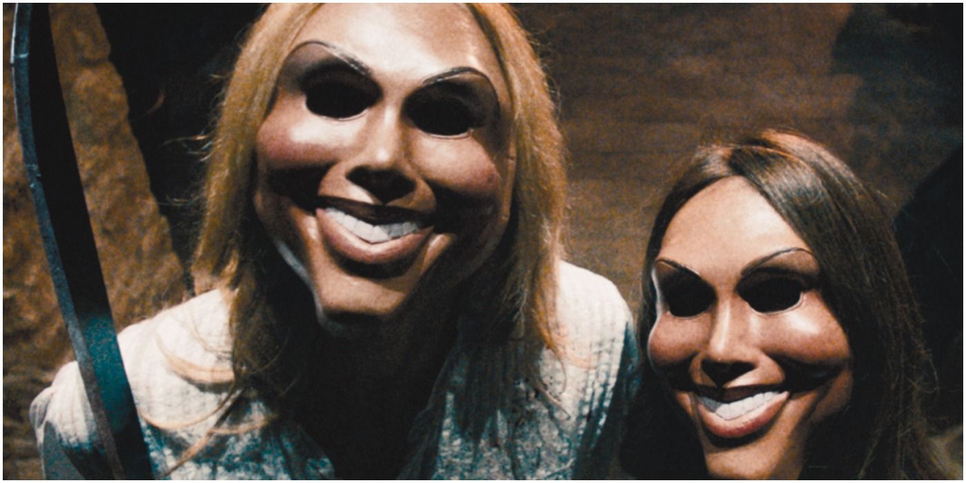 Two killers from the film The Purge.