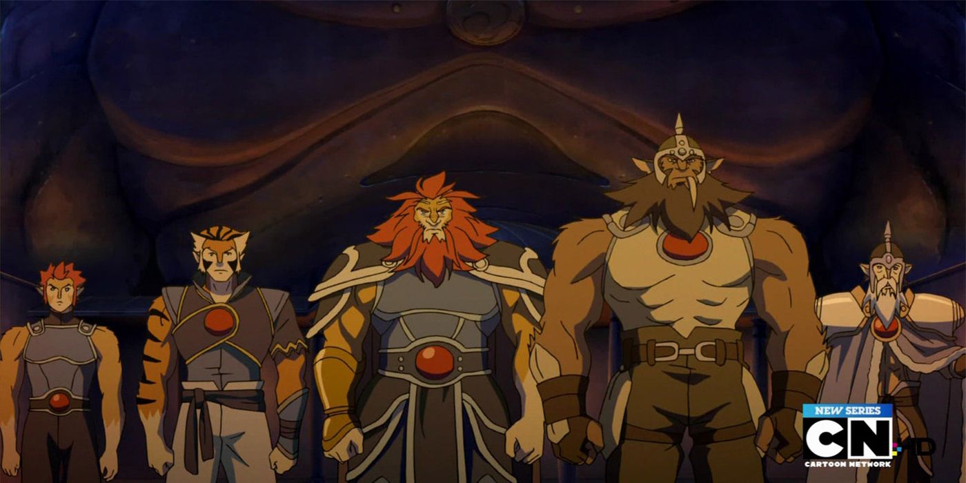 A group of ThunderCats after the 10 year time jump