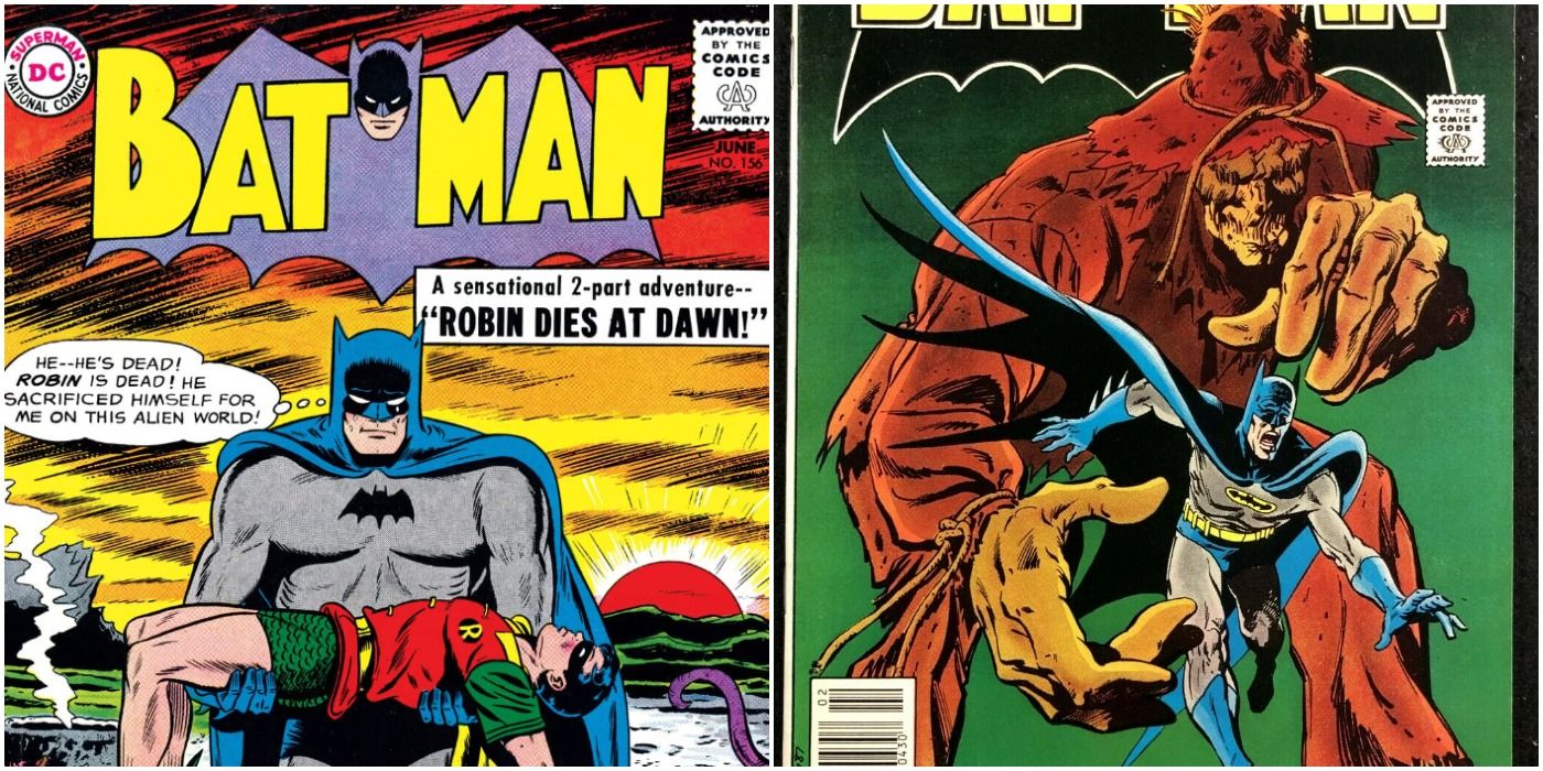 image of 1940s Batman comics covers
