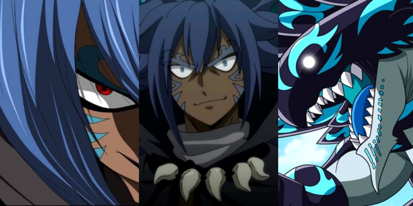 The mighty dragon king Acnologia in the Fairy Tail anime