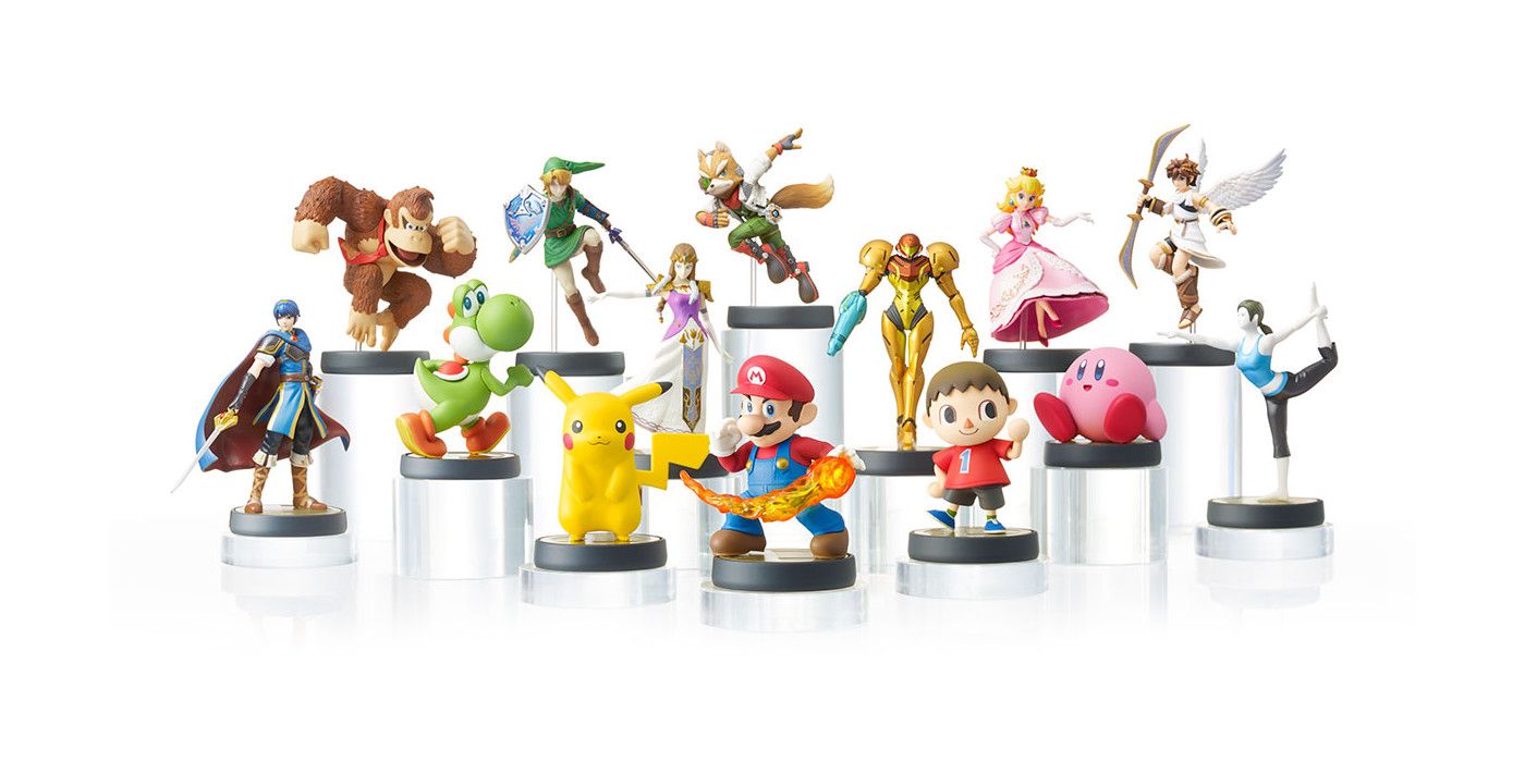 A collection of figures known as Amiibos.