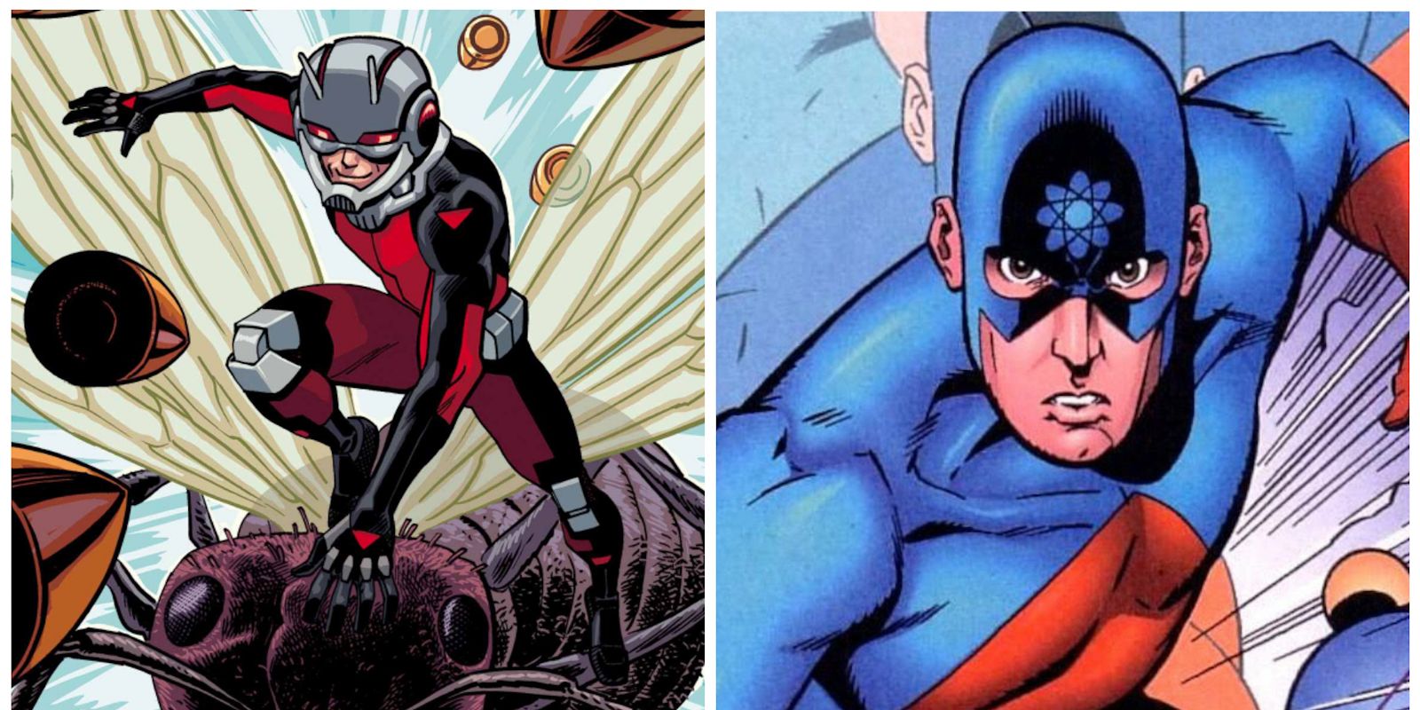 Ant-Man vs Atom Feature Marvel and Dc