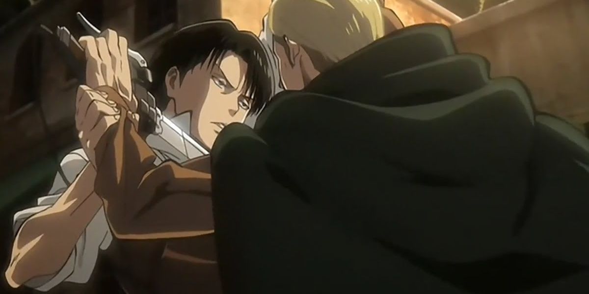 Levi and Erwin come face to face for the first time