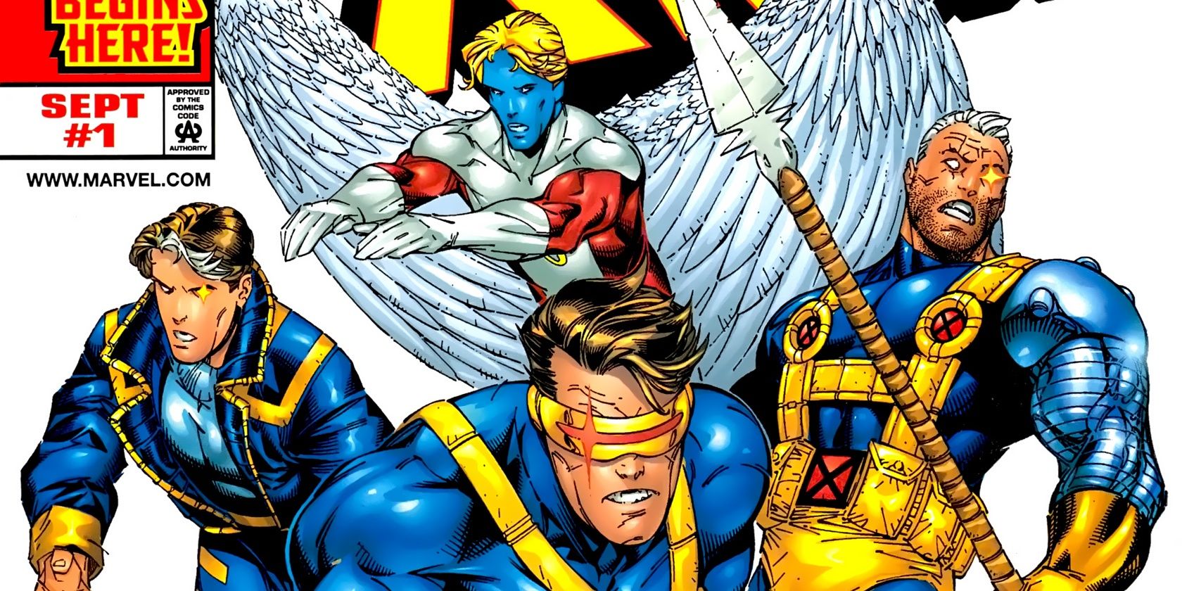 X-man, Archangel, Cyclops, and Cable, Astonishing X-Men #1, 1999