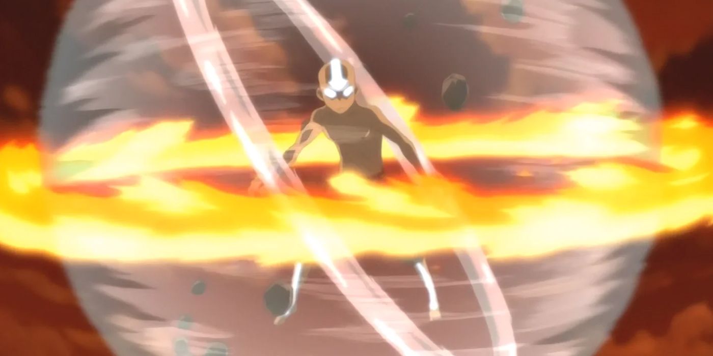 Avatar: The Last Airbender Finale Where Avatar state Aang comes to Ozai