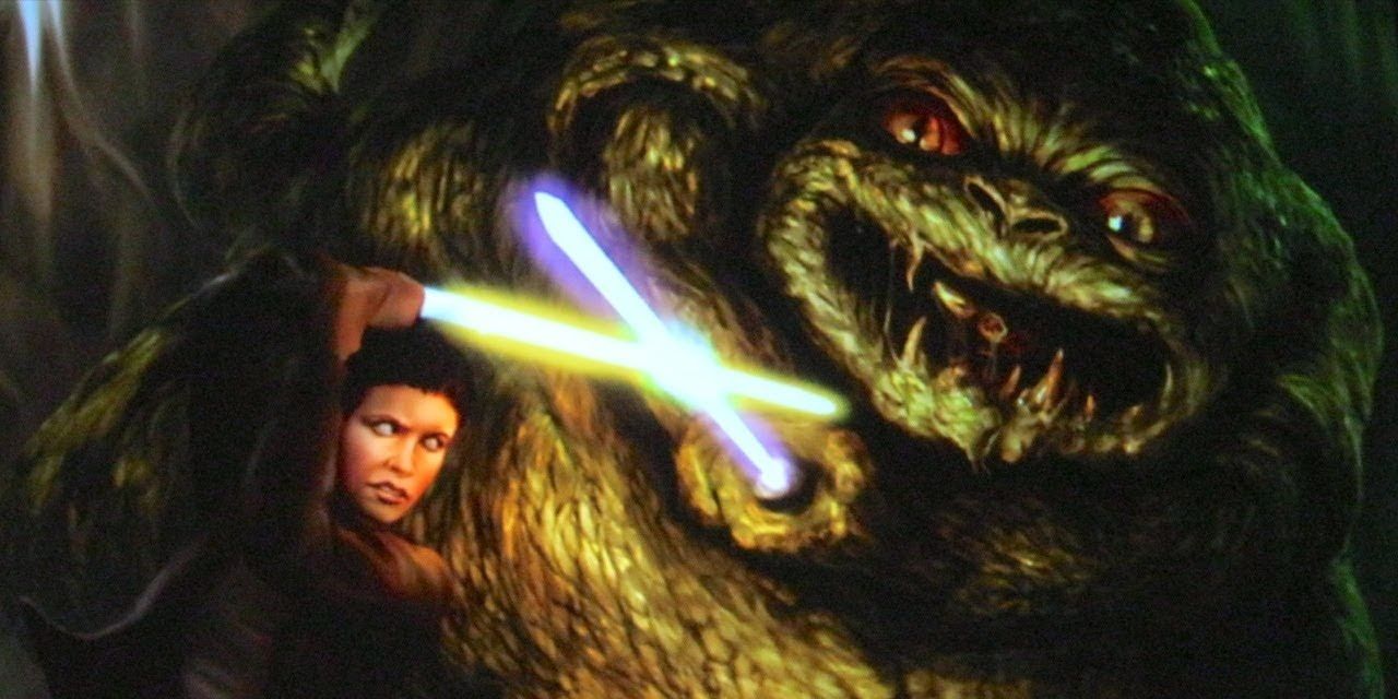 Leia has a habit of taking out Hutts. 