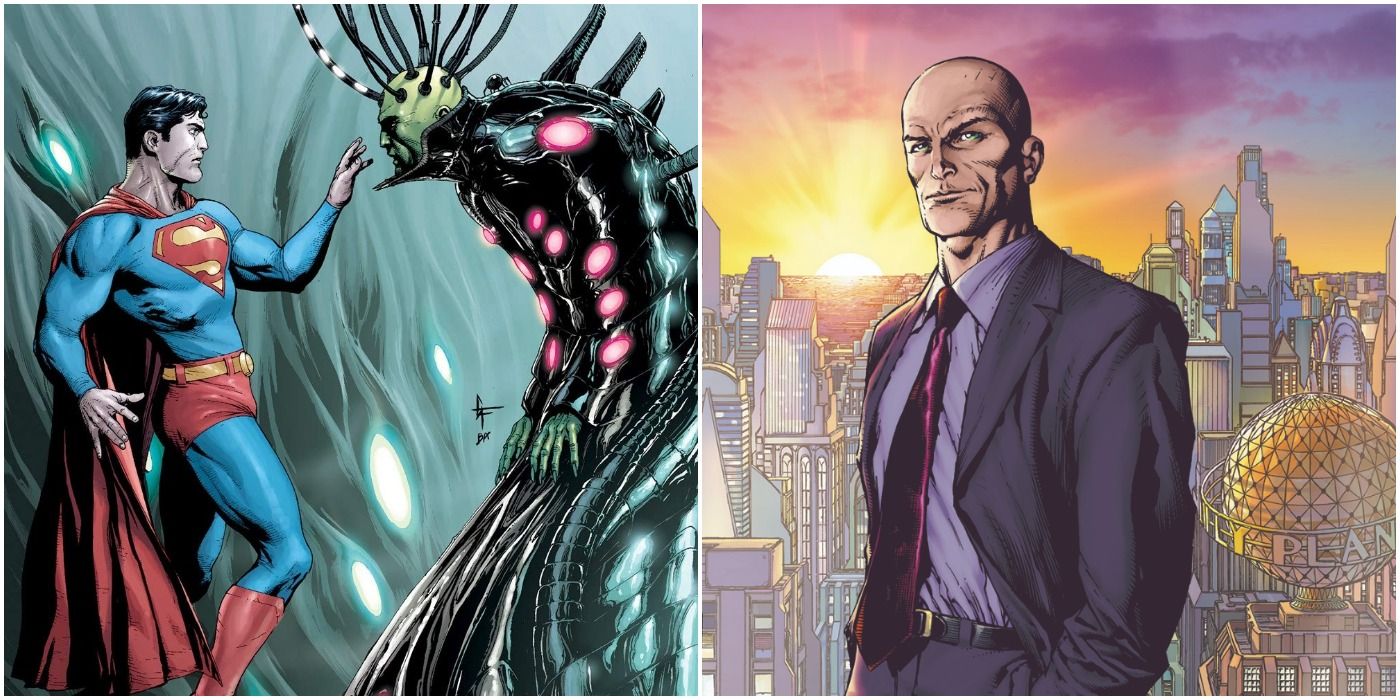 Brainiac and Lex Luthor