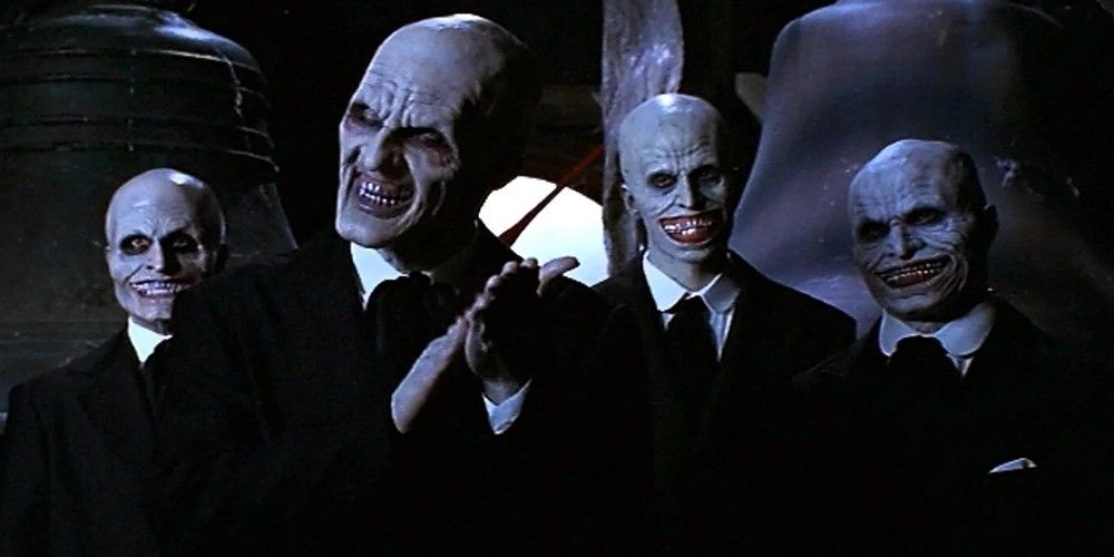 The Gentlemen approach their targets in Buffy, the Vampire Slayer
