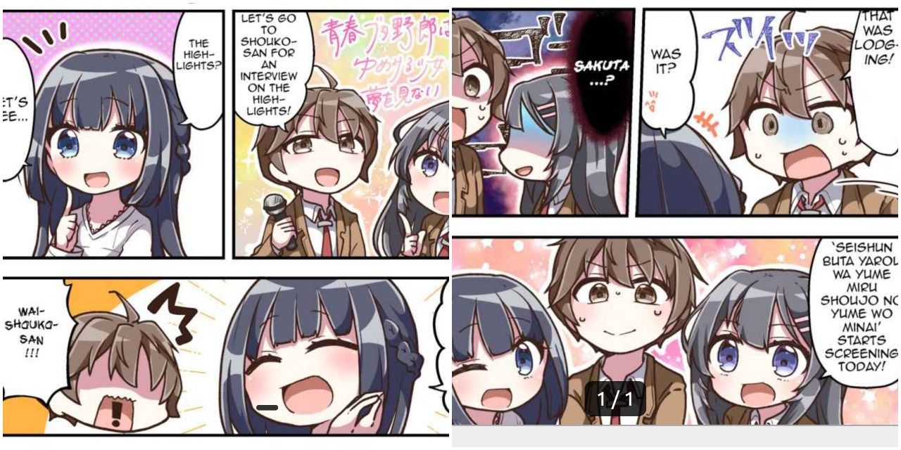 Bunny Girl Senpai 4-Koma