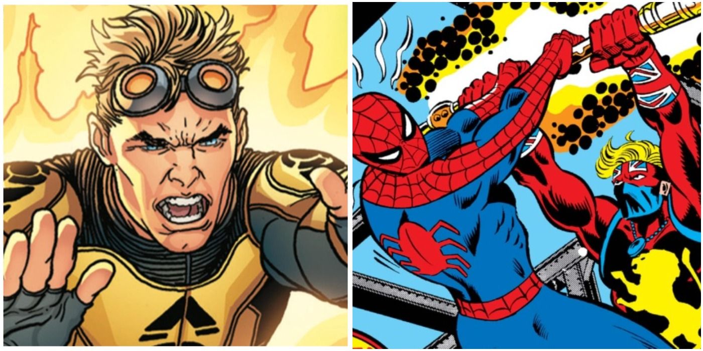 Marvel Team-Up Cannonball Spider-Man Captain Britain