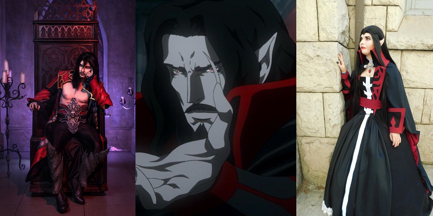 Cosplay Costume Castlevania Vampire Vlad Dracula Tepes Animated Series