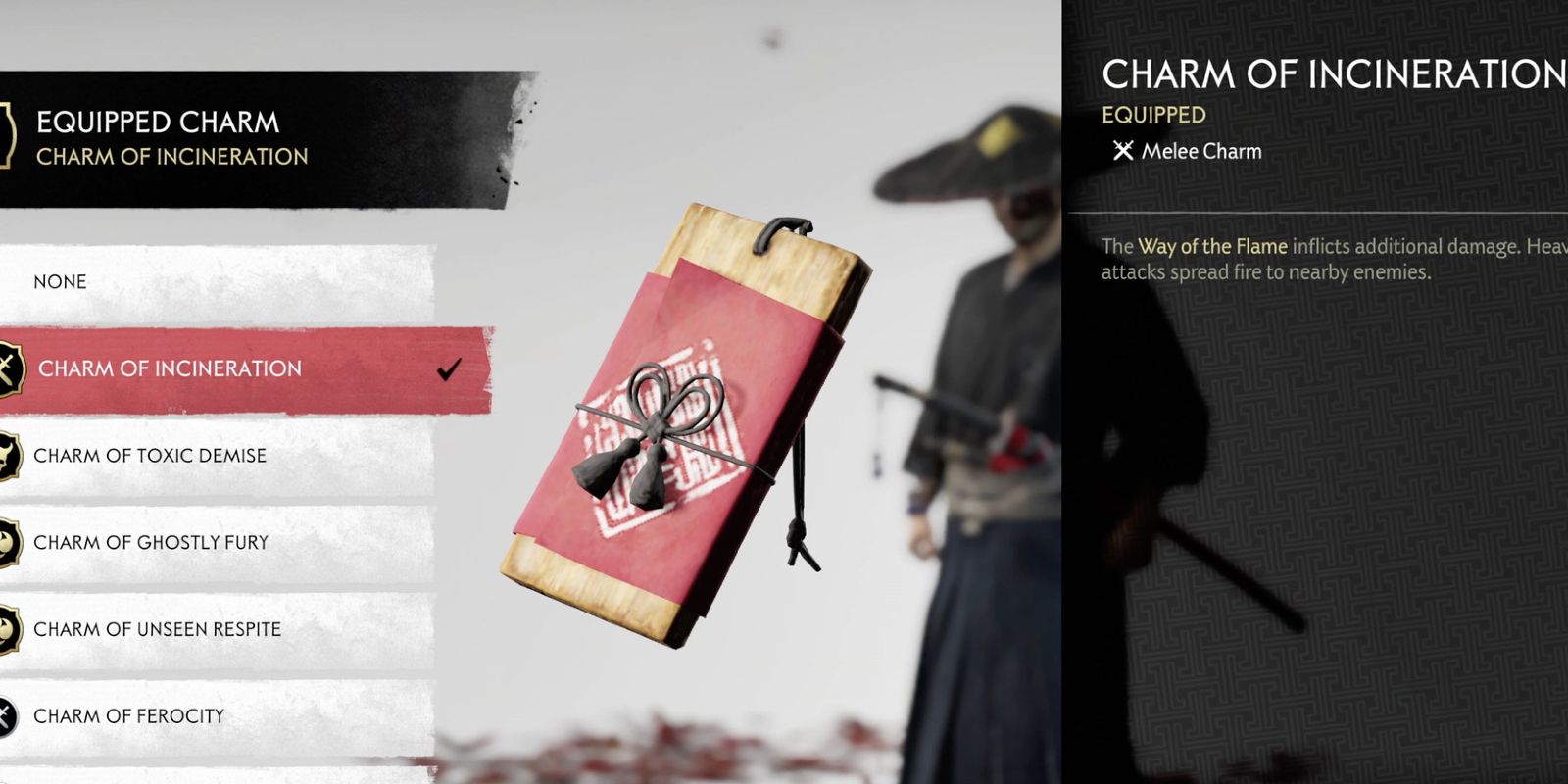 Charm of Incineration Ghost of Tsushima
