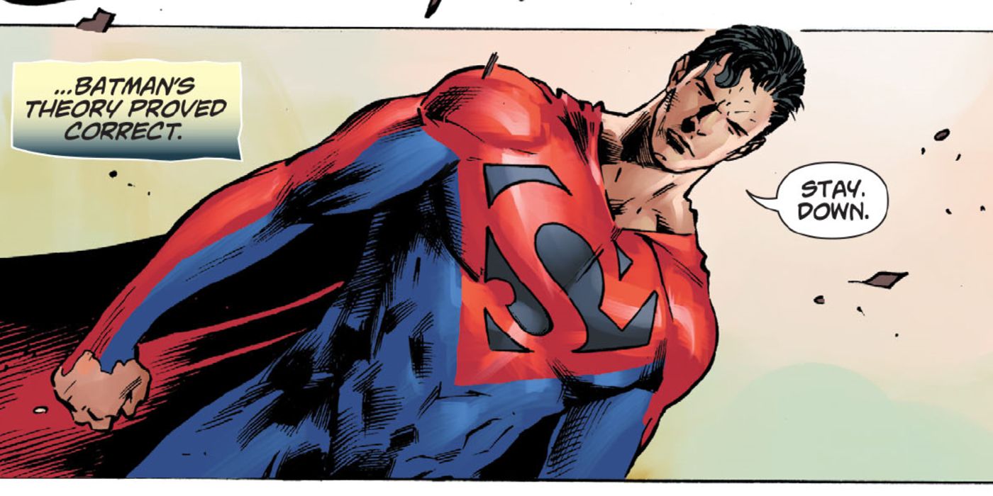 DCeased Superman Stay Down