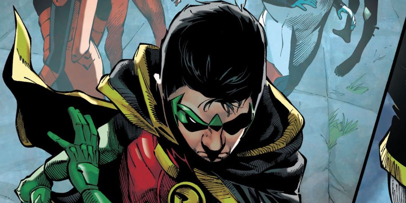 Damian walks out on the Teen Titans