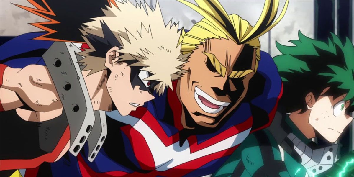All might easily catching up to Deku And Bakugo