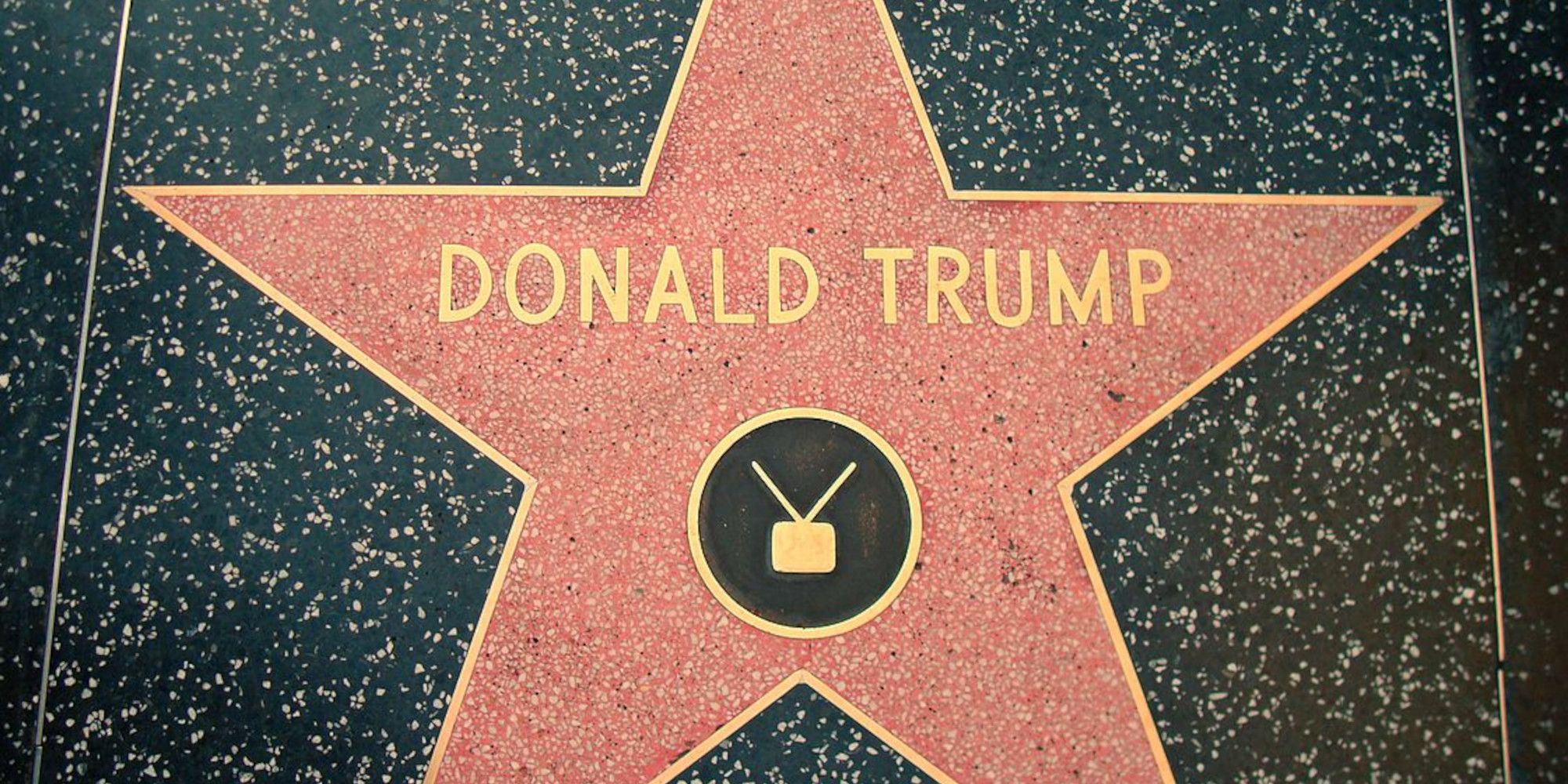 Donald Trump Hollywood Walk of Fame star header