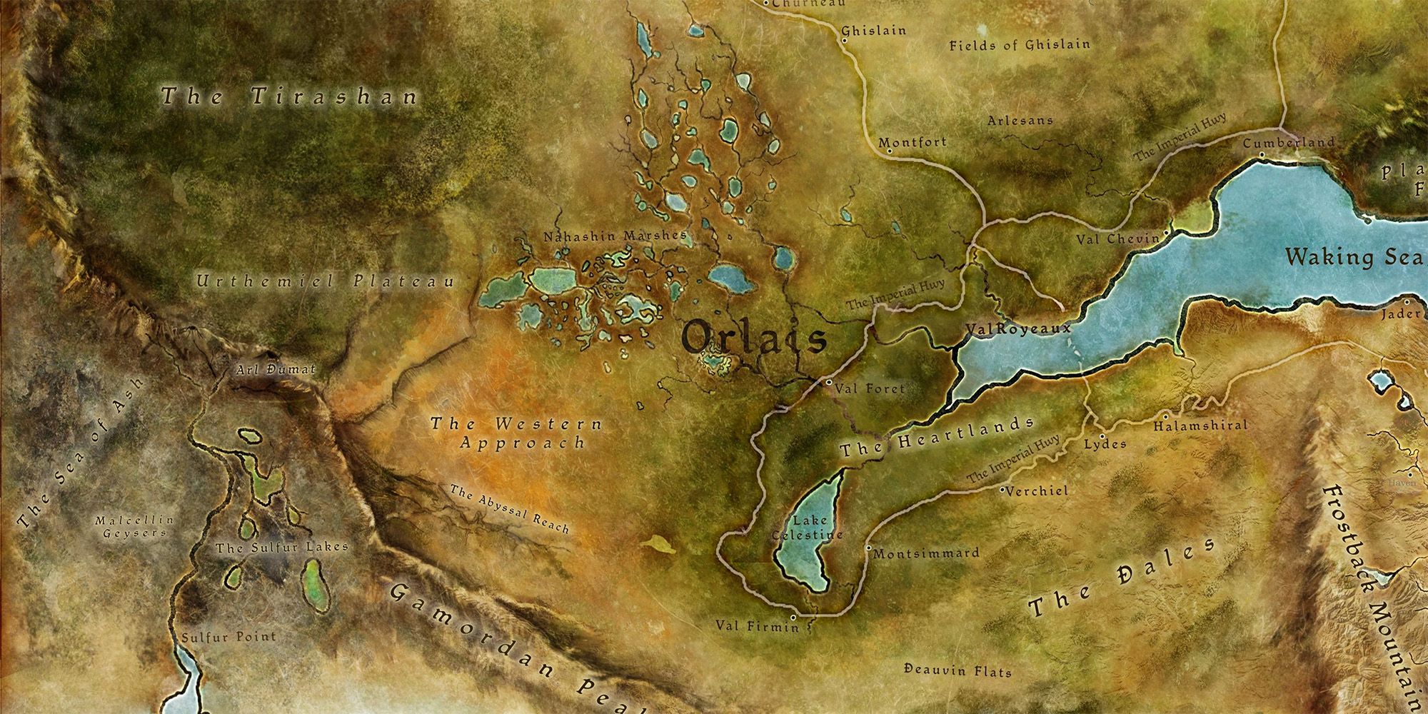 a map of Orlais